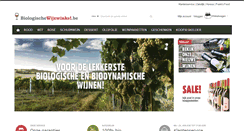 Desktop Screenshot of biologischewijnwinkel.be