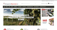 Desktop Screenshot of biologischewijnwinkel.nl